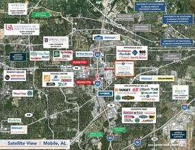 3255 Airport Blvd, Mobile, AL - VUE AÉRIENNE vue de carte - Image1