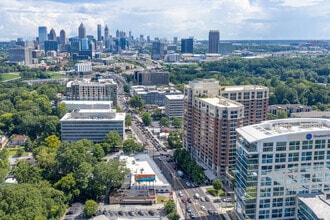 1831 Peachtree Rd NW, Atlanta, GA - Vue aérienne vue de carte - Image1