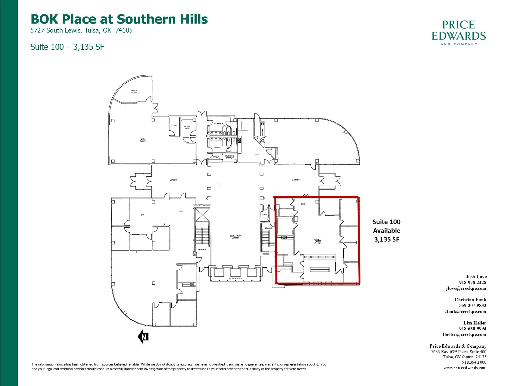 5727 S Lewis Ave, Tulsa, OK à louer Plan d’étage– Image 1 sur 1