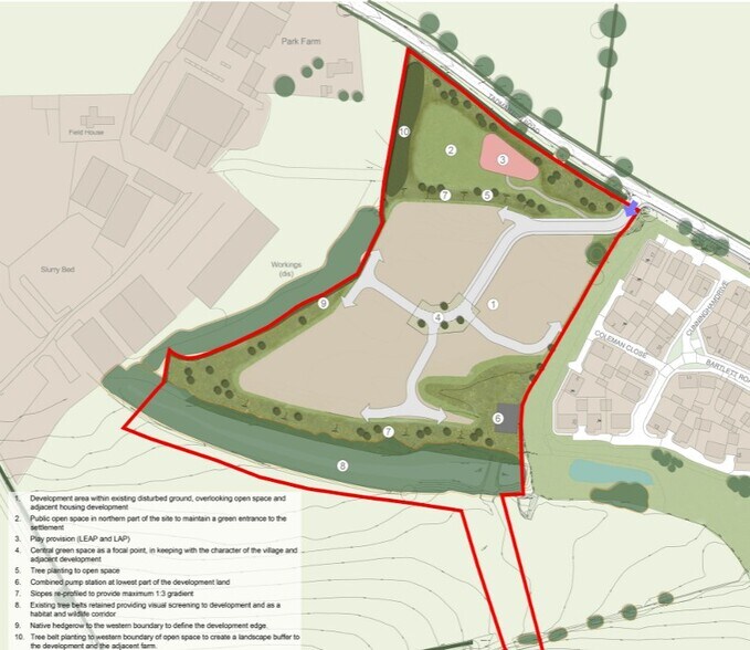Development Land At Park Farm, Tadmarton Road, Bloxham à vendre - Plan de site – Image 3 sur 4