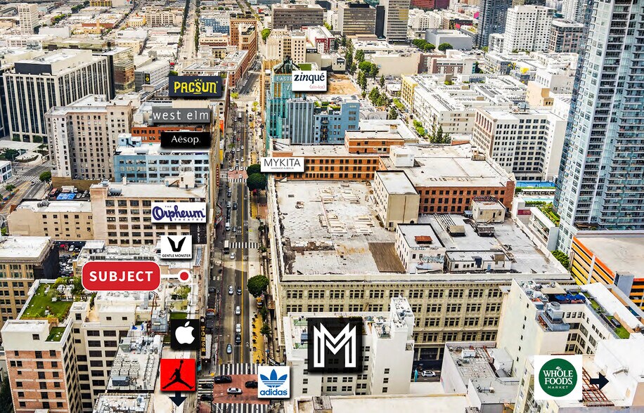 810-812 S Broadway, Los Angeles, CA à vendre - Aérien – Image 3 sur 5