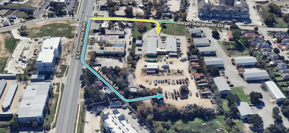 114 Ralph Ablanedo Dr, Austin, TX à vendre - Aérien – Image 2 sur 8