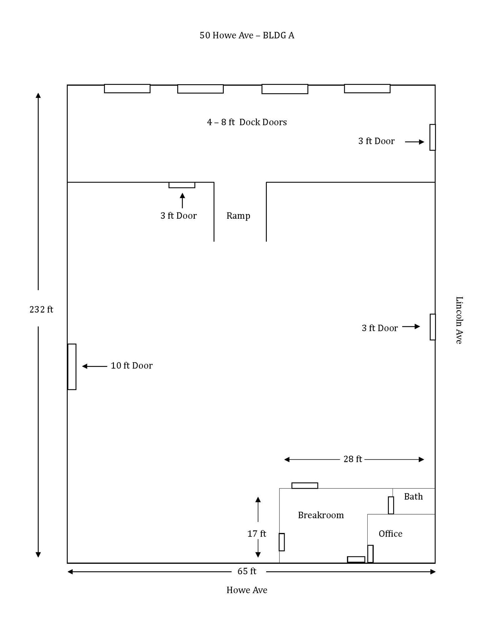 50 Howe Ave, Millbury, MA à louer Plan d’étage– Image 1 sur 4