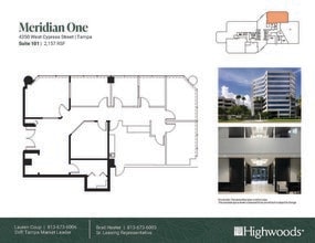 4350 W Cypress St, Tampa, FL à louer Plan d’étage– Image 1 sur 1