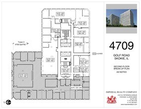 4709-4711 Golf Rd, Skokie, IL à louer Plan de site– Image 1 sur 1