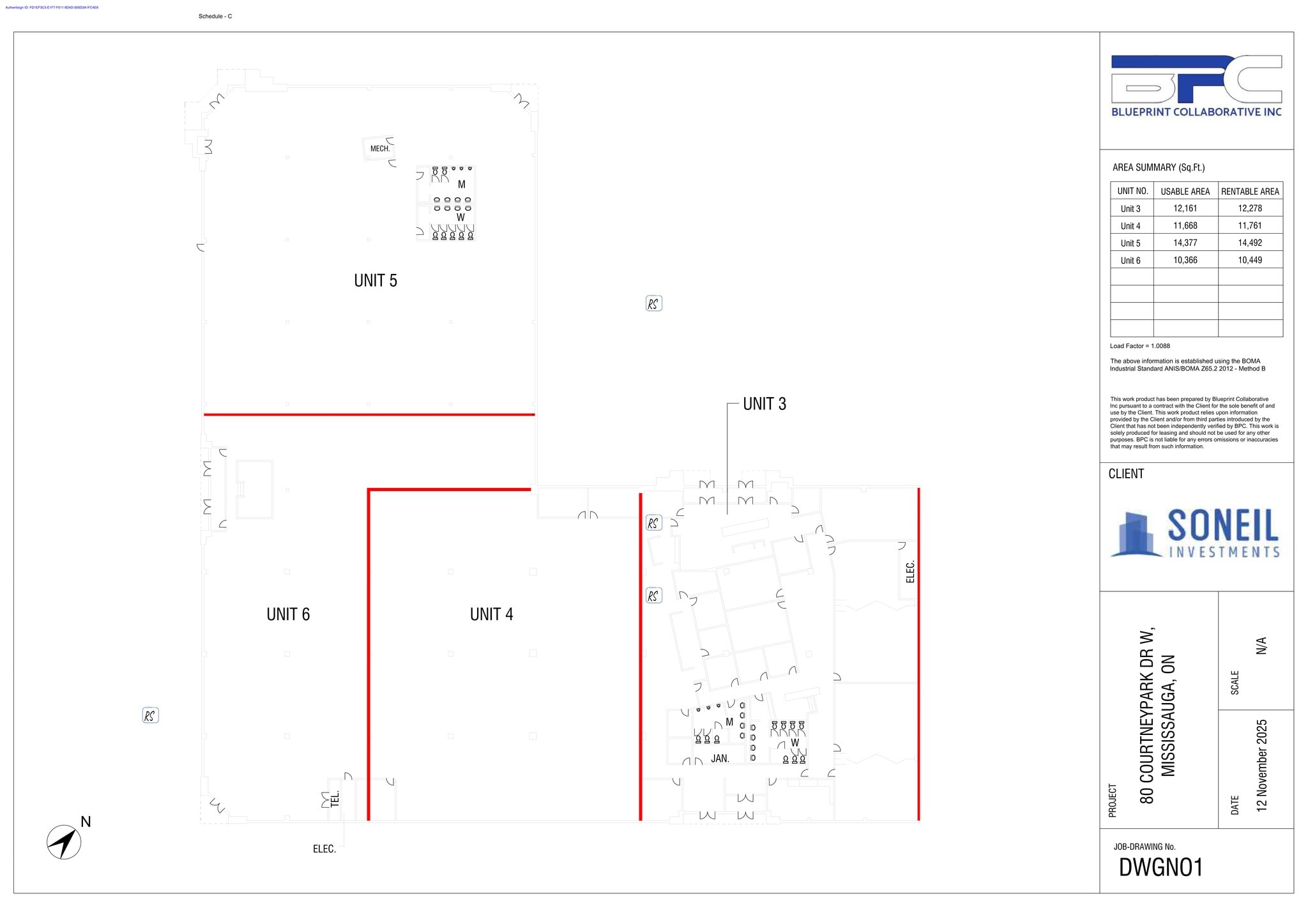 80 Courtneypark Dr W, Mississauga, ON à louer Plan de site– Image 1 sur 39