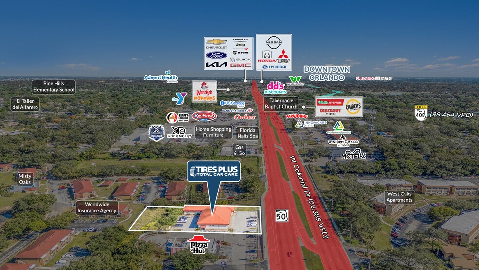 6603 W Colonial Dr, Orlando, FL à vendre - Photo de l’immeuble – Image 3 sur 5