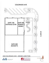 201 S 6th St, Grand Junction, CO à louer Plan d’étage– Image 2 sur 4