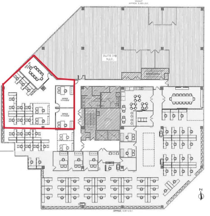 1501 Hughes Way, Long Beach, CA à louer Plan d’étage– Image 1 sur 7