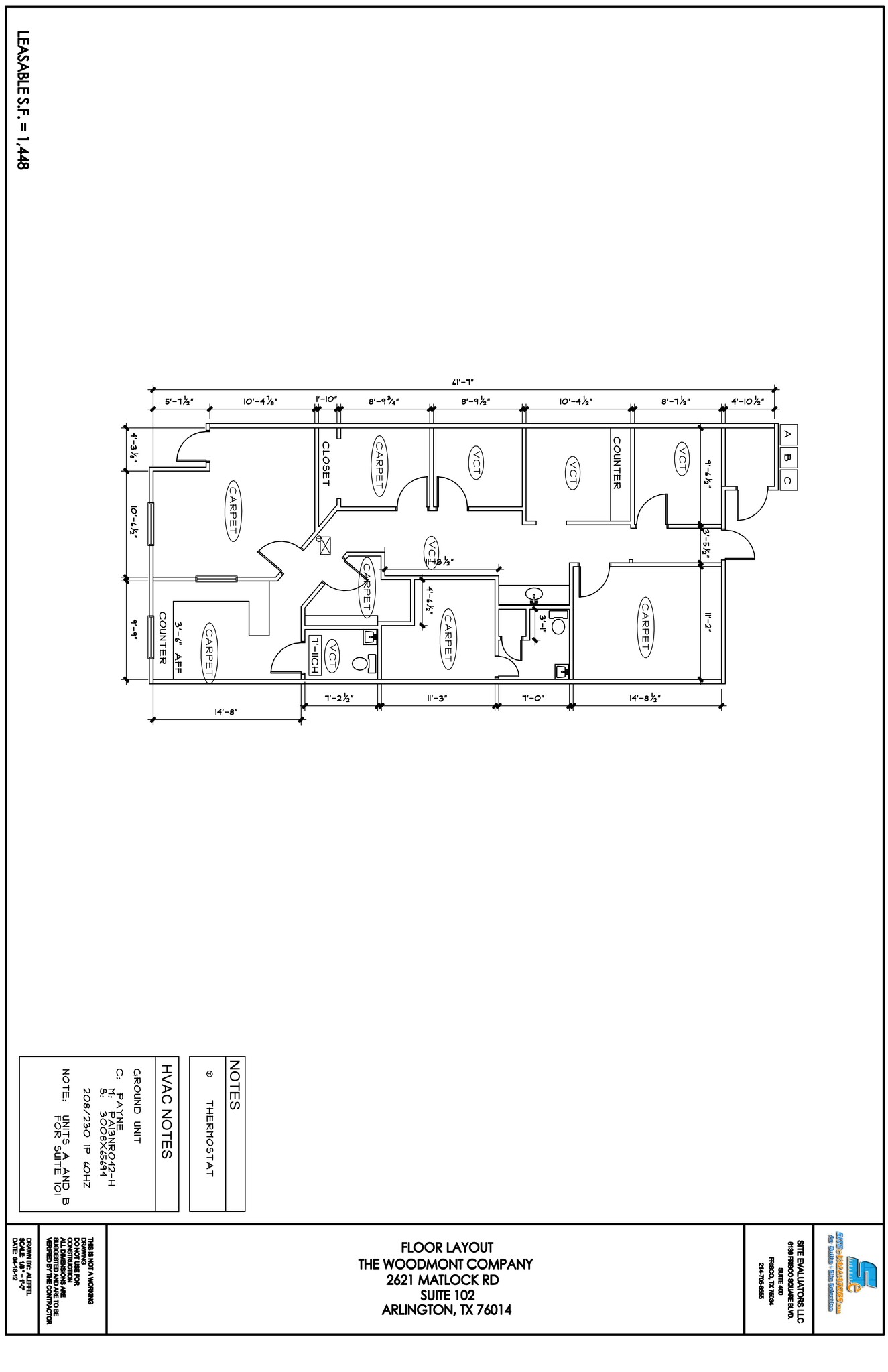 2623 Matlock Rd, Arlington, TX à louer Plan de site– Image 1 sur 1