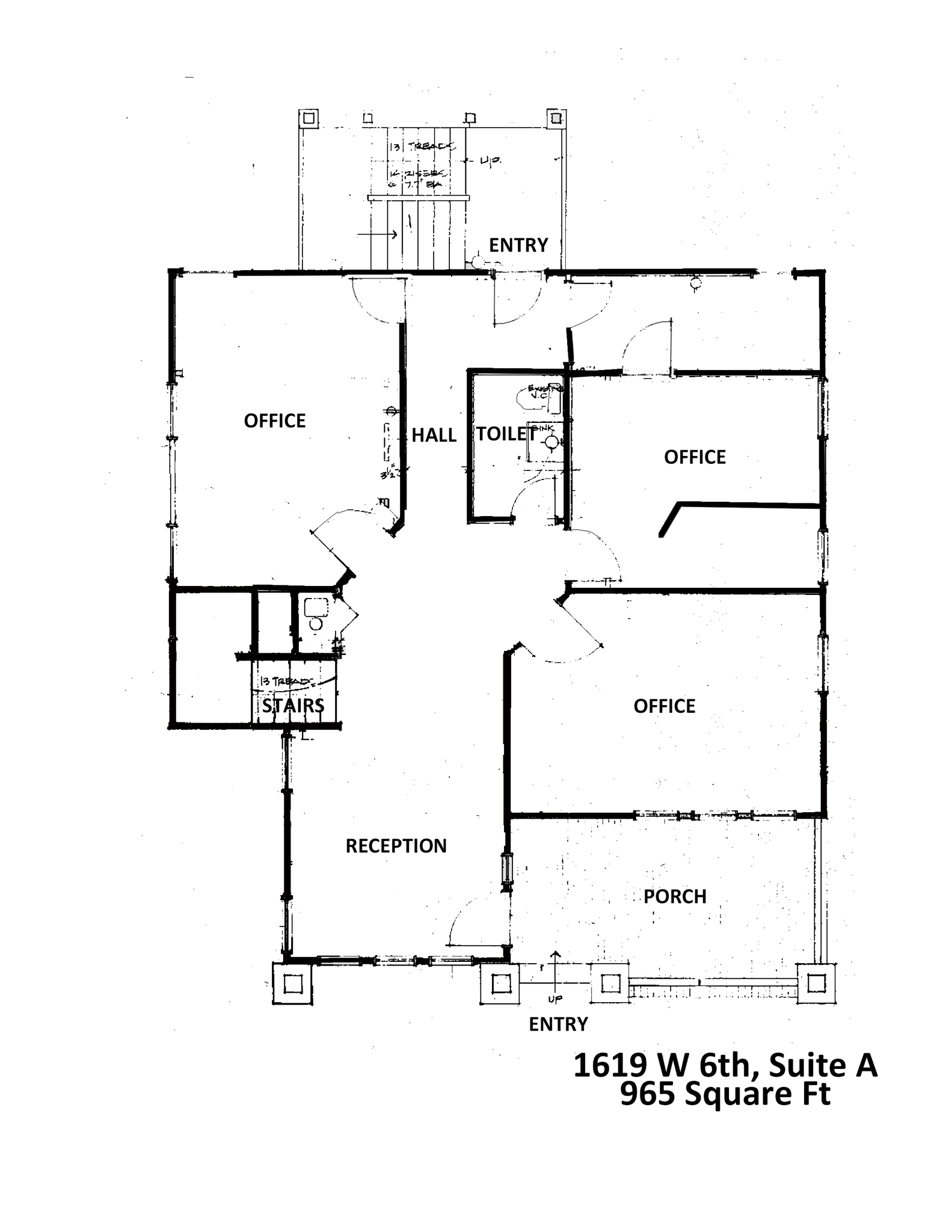 1619 W 6th St, Austin, TX à louer Plan d’étage– Image 1 sur 1