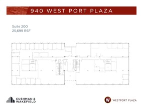 102 Westport Plaza Dr, Saint Louis, MO à louer Plan de site– Image 1 sur 1