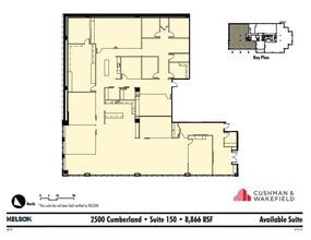 2500 Cumberland Pky SE, Atlanta, GA à louer Plan d’étage– Image 2 sur 2
