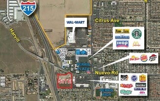 Plus de détails pour Nuevo, Perris, CA - Local commercial à louer