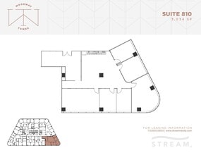 6363 Woodway Dr, Houston, TX à louer Plan d’étage– Image 1 sur 1
