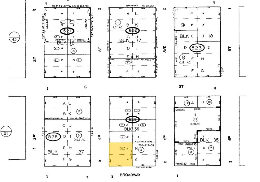 1023 4th Ave, San Diego, CA à louer - Plan cadastral – Image 3 sur 3