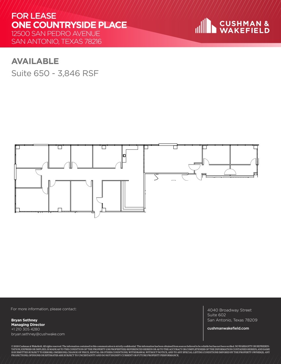 12500 San Pedro Ave, San Antonio, TX à louer Plan d’étage– Image 1 sur 1