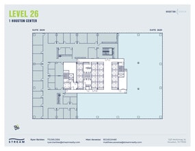 1221 McKinney St, Houston, TX à louer Plan d’étage– Image 1 sur 1