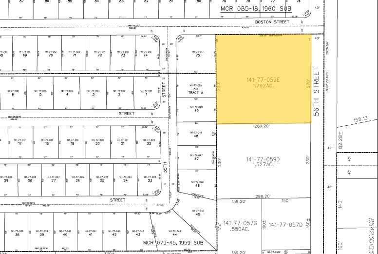 152 N 56th St, Mesa, AZ à vendre - Plan cadastral – Image 3 sur 25