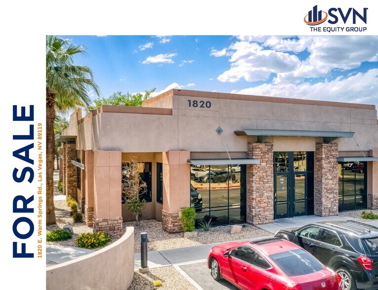 1820 E Warm Springs Rd, Las Vegas, NV à vendre - Photo de l’immeuble – Image 1 sur 21
