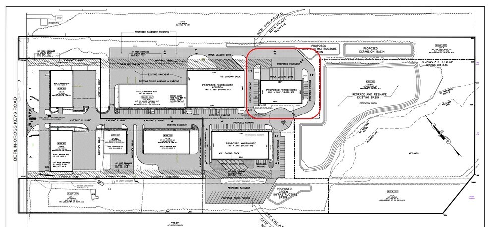 109 allied parkway, Sicklerville, NJ à louer - Plan de site – Image 1 sur 2