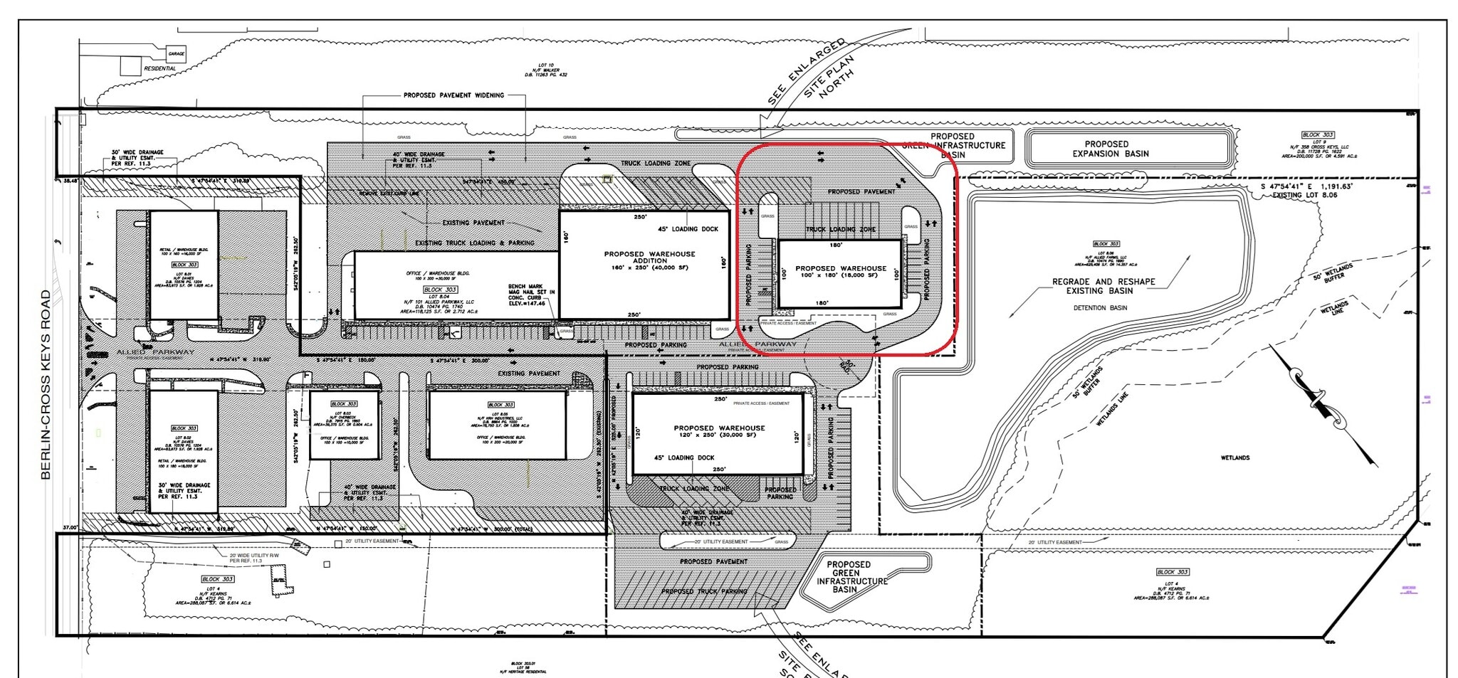 109 allied parkway, Sicklerville, NJ à louer Plan de site– Image 1 sur 3