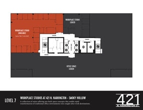 421 N Harrington St, Raleigh, NC à louer Plan d’étage– Image 1 sur 1