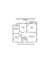 722 S Denton Tap Rd, Coppell, TX à louer Plan d’étage– Image 1 sur 11