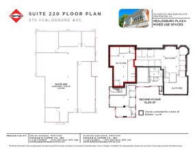 375 Healdsburg Ave, Healdsburg, CA à louer Plan d’étage– Image 1 sur 6