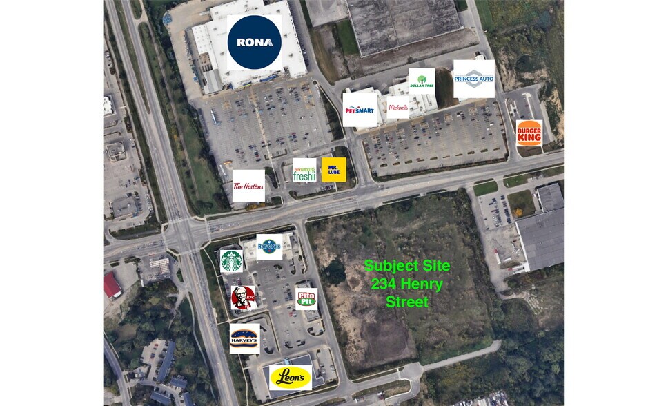 234 Henry St, Brantford, ON à louer - Aérien – Image 2 sur 22