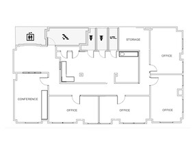 156-160 E Market St, Indianapolis, IN à louer Plan d’étage– Image 1 sur 10