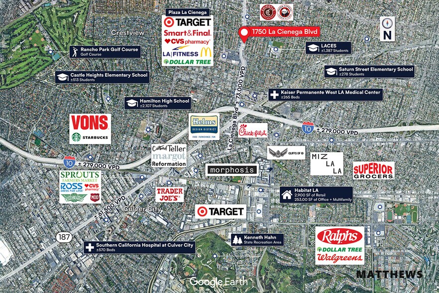 1750-1756 S La Cienega Blvd, Los Angeles, CA à louer - Photo de l’immeuble – Image 2 sur 3