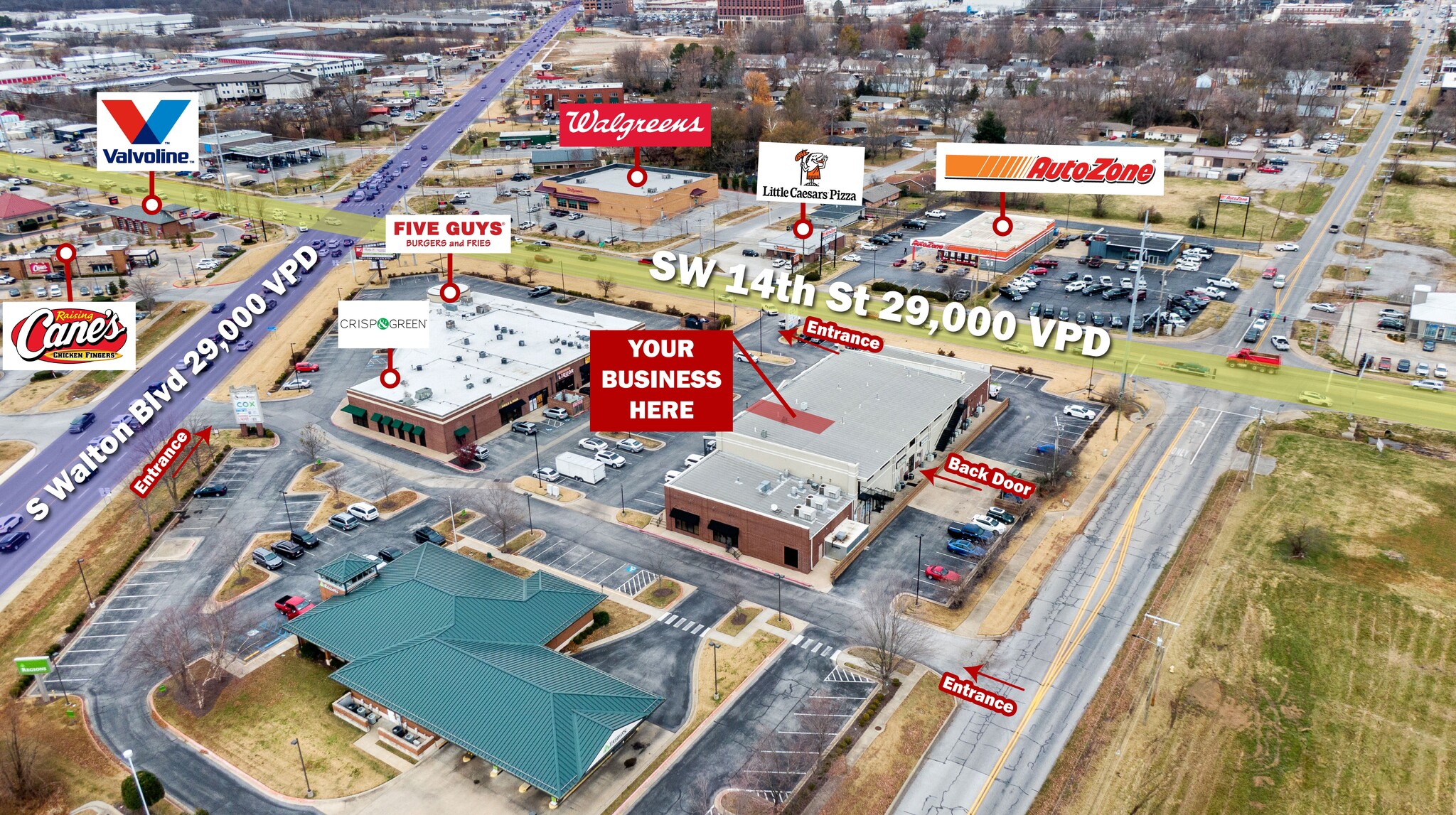 201 SW 14th St, Bentonville, AR à louer Photo intérieure– Image 1 sur 14