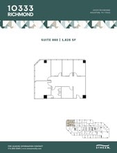 10333 Richmond Ave, Houston, TX à louer Plan d’étage– Image 1 sur 1