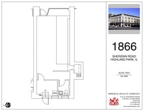 1866 Sheridan Rd, Highland Park, IL à louer Plan de site– Image 1 sur 4