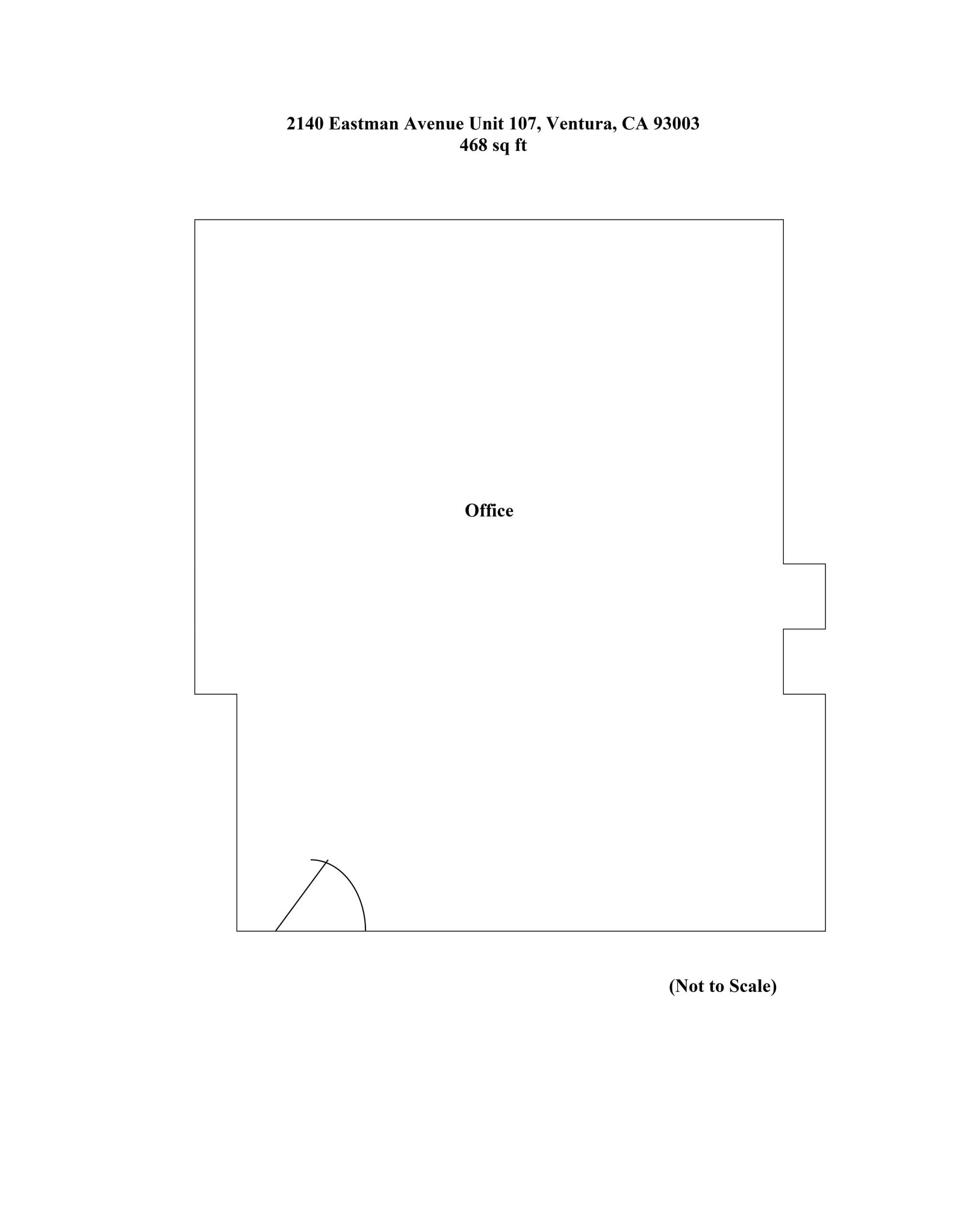 2140 Eastman Ave, Ventura, CA à louer Plan de site– Image 1 sur 1