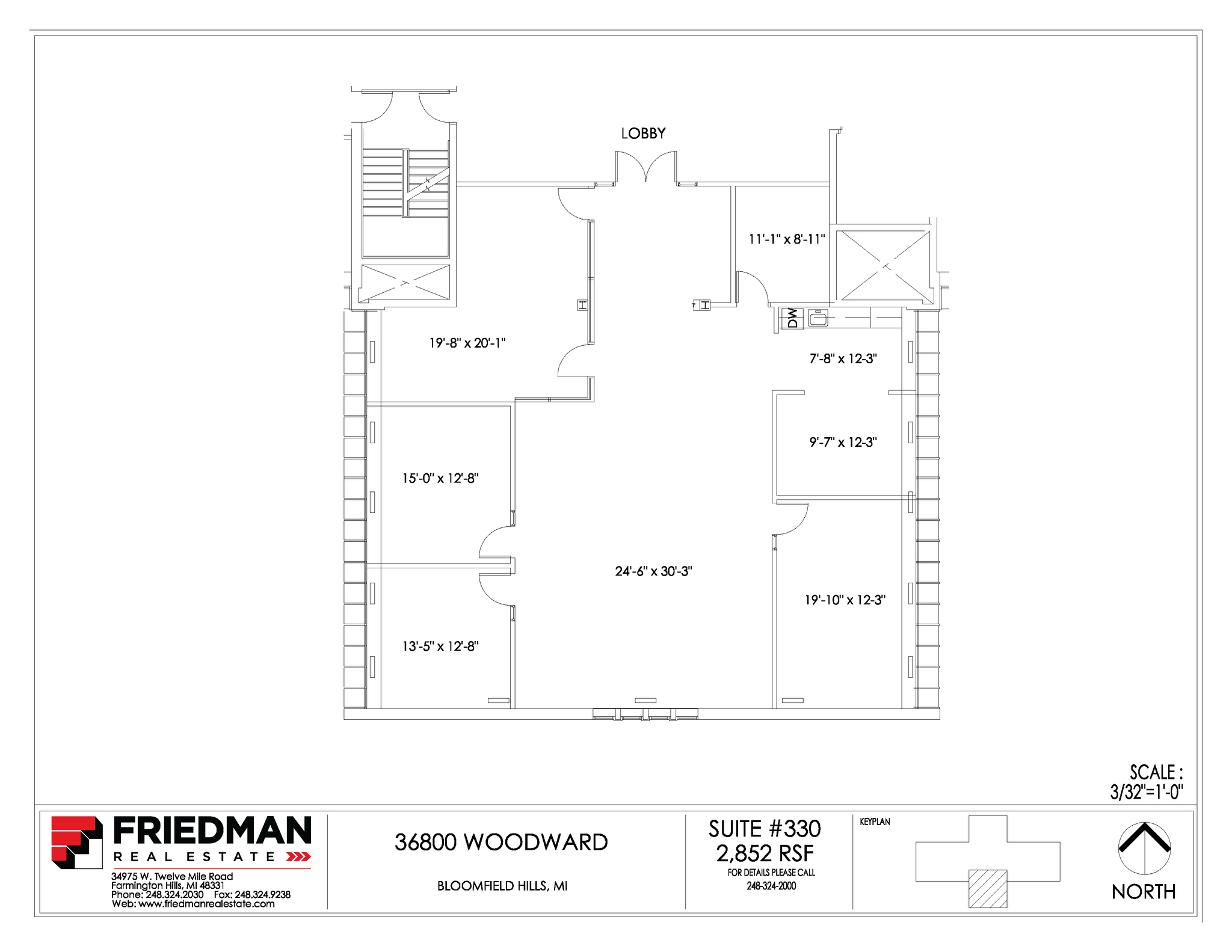 36800 Woodward Ave, Bloomfield Hills, MI à louer Plan d’étage– Image 1 sur 1