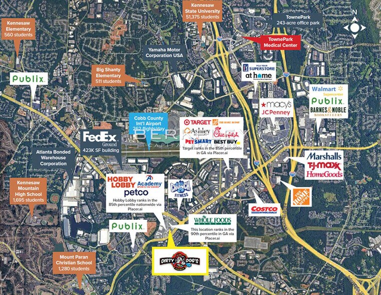 1585 Crater Lake Dr, Kennesaw, GA à vendre - Photo de l’immeuble – Image 3 sur 7