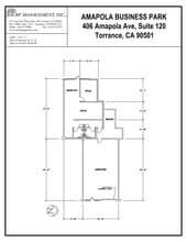 406 Amapola Ave, Torrance, CA à louer Plan de site– Image 2 sur 11