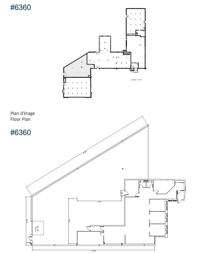 6320-6380 Ch de la Côte-de-Liesse, Montréal, QC à louer Plan d’étage– Image 1 sur 1