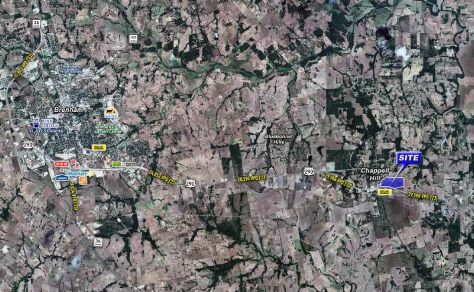 Hwy 290 and FM 1155, Chappell Hill, TX à vendre - Photo de l’immeuble – Image 2 sur 8