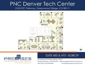 5105 Dtc Pky, Greenwood Village, CO à louer Plan d’étage– Image 2 sur 2