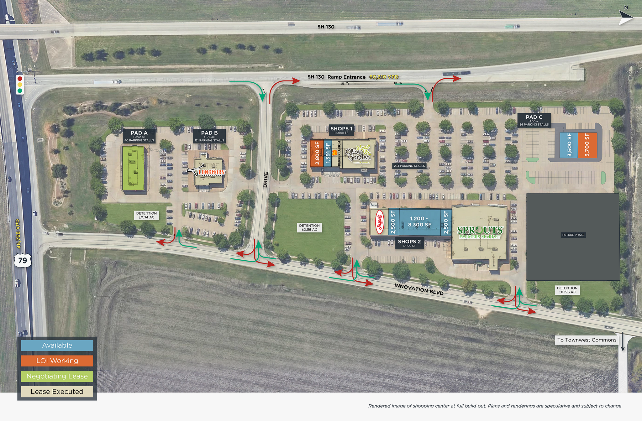 2278 Innovation Blvd, Hutto, TX à louer Plan de site– Image 1 sur 2