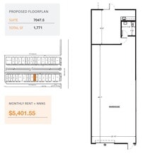 7059-7077 1/2 Vineland Ave, North Hollywood, CA à louer Plan d’étage– Image 1 sur 1