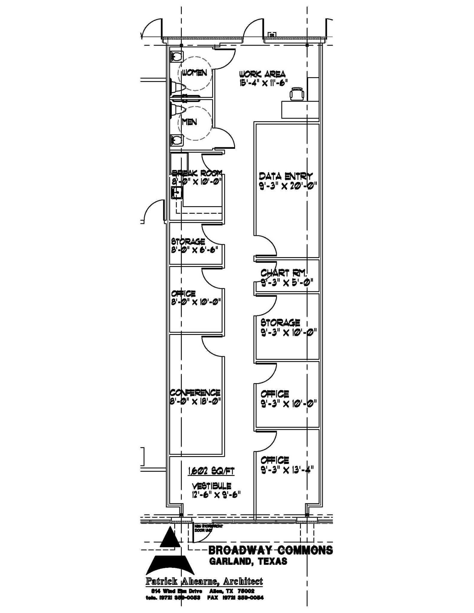 551 Broadway Commons, Garland, TX à louer Plan d’étage– Image 1 sur 1