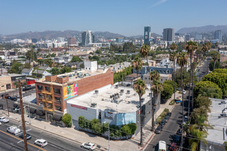 6151-6159 Santa Monica Blvd, Los Angeles, CA - VUE AÉRIENNE  vue de carte - Image1