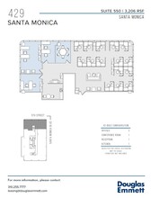 429 Santa Monica Blvd, Santa Monica, CA à louer Plan d’étage– Image 1 sur 1