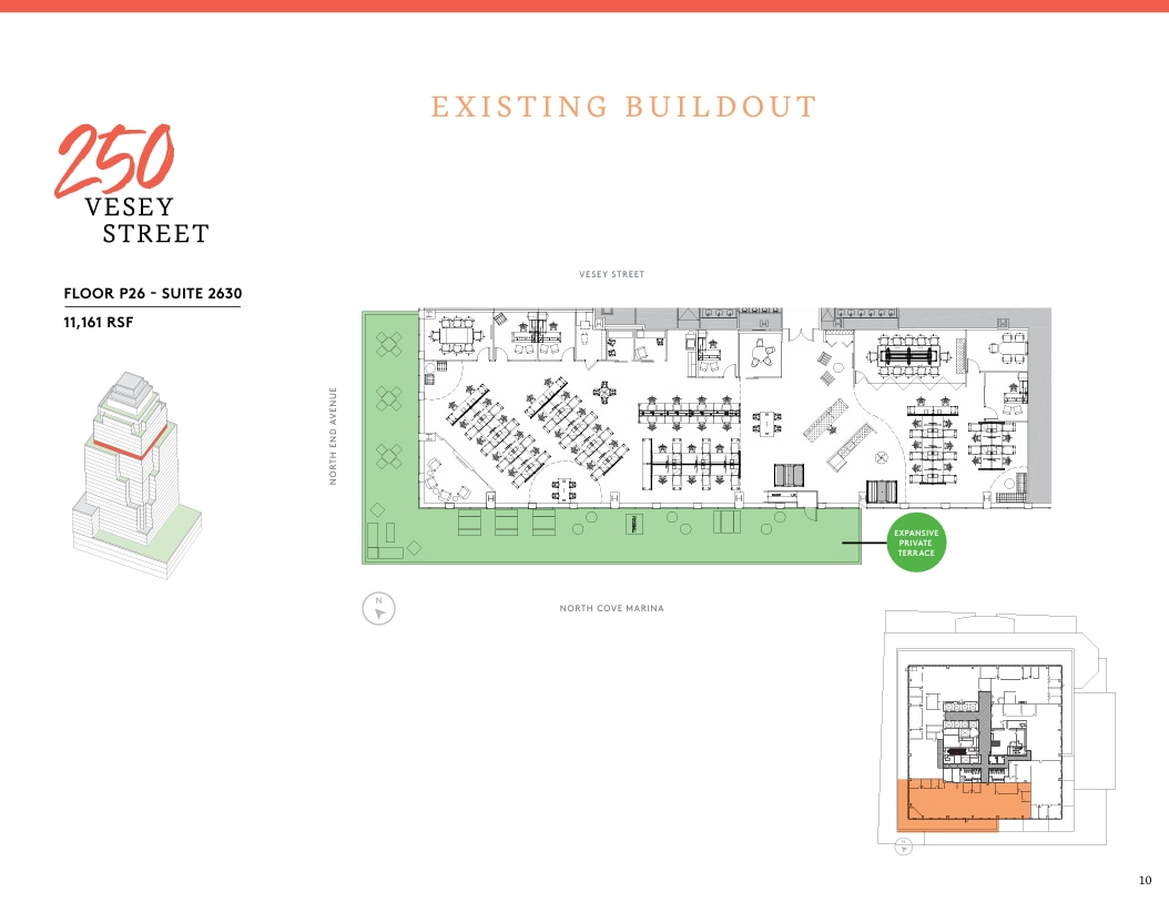 250 Vesey St, New York, NY à louer Plan d’étage– Image 1 sur 1