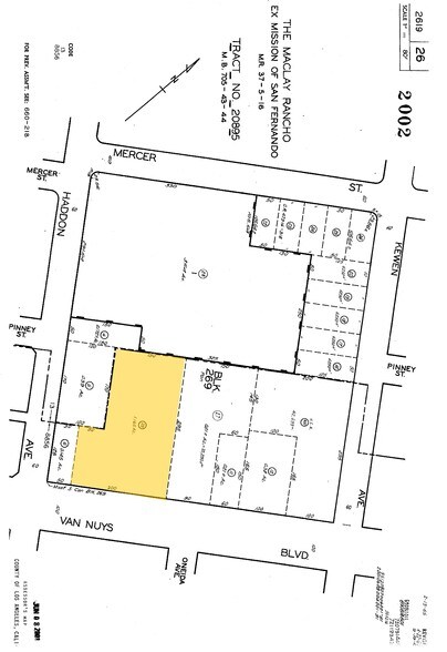 13545-13557 Van Nuys Blvd, Pacoima, CA à louer - Plan cadastral – Image 2 sur 12