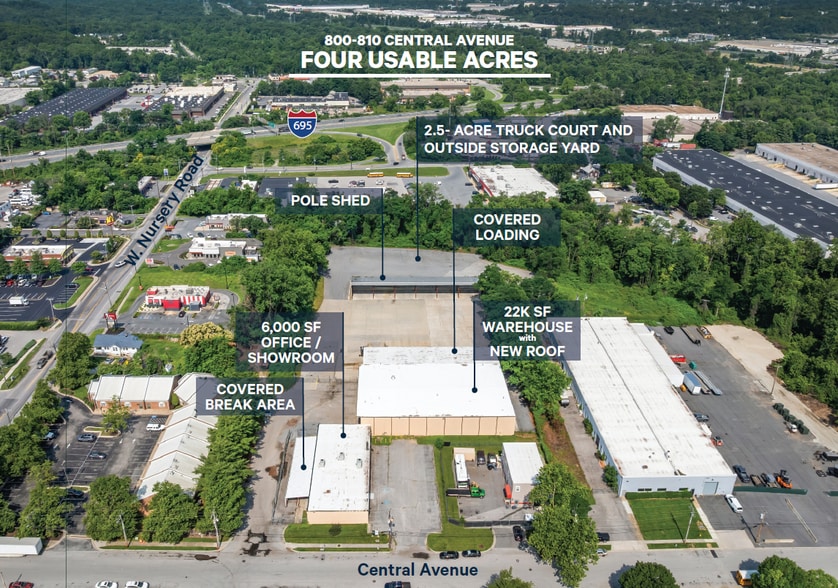 800-810 Central Ave, Linthicum, MD à louer - Photo de l’immeuble – Image 2 sur 6